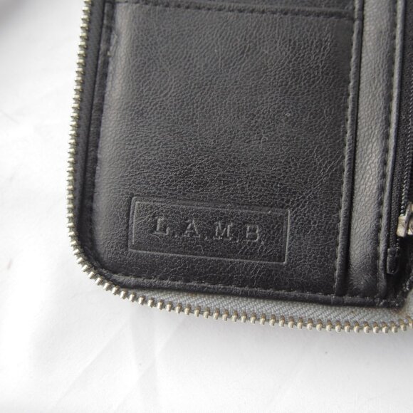 L.A.M.B. Gray Full Zip Wallet, Y2K, Vintage, Gwen Stefani - Picture 5 of 16